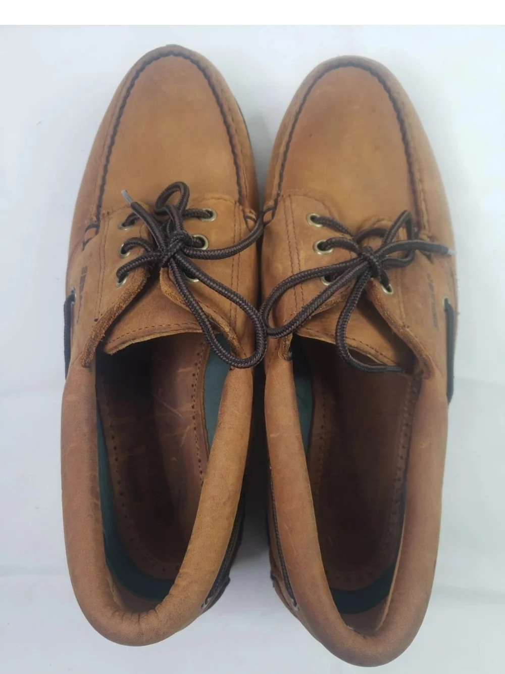 Sebago Ranger Waxy Brown Leather Men's Classic Boat Shoe Size 11